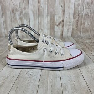 Converse All Star Cream Low Top Slip On Women's Sneakers Canvas Casual Shoes